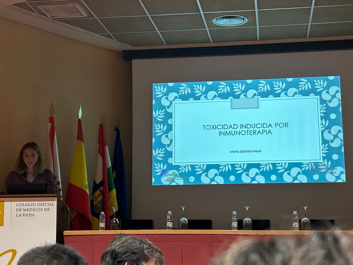 endo_scientist's tweet photo. Ayer participamos en la V Jornada de la Sociedad de #Endocrinología y #Nutrición de #Navarra y #La Rioja en @MedicosRioja  🧑‍⚕️Casos clínicos presentados por residentes, y ponencias excepcionales de @ppines77 @joacdecar @mikelizquierdo_ Dr Rubio #SENNAR
#resisCUN @ClinicaNavarra https://t.co/w6qHAKCt0A
