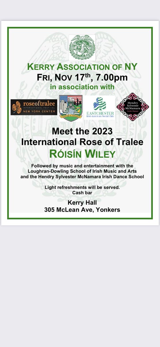 Let’s celebrate The Rose of Tralee. @Edwardwiley14 @o_majella @NYRoseCenter @RoseofTralee_
