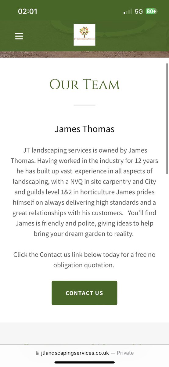 <a href="/BTP/">British Transport Police</a> James Thomas. Has a landscaping service called JT landscaping, and was at the arsenal match yday before harassing people at Waterloo. (copied)