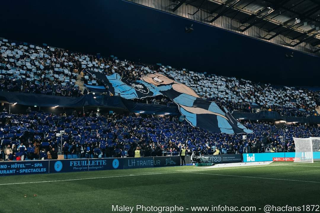 UltrasMadeinFR's tweet image. ⚽️ Le Havre - Monaco 
📢 Kop Havrais ! 
📆 Samedi 11 novembre 2023 
📸 @hacfans1872 / @mgrancher

#HACASM