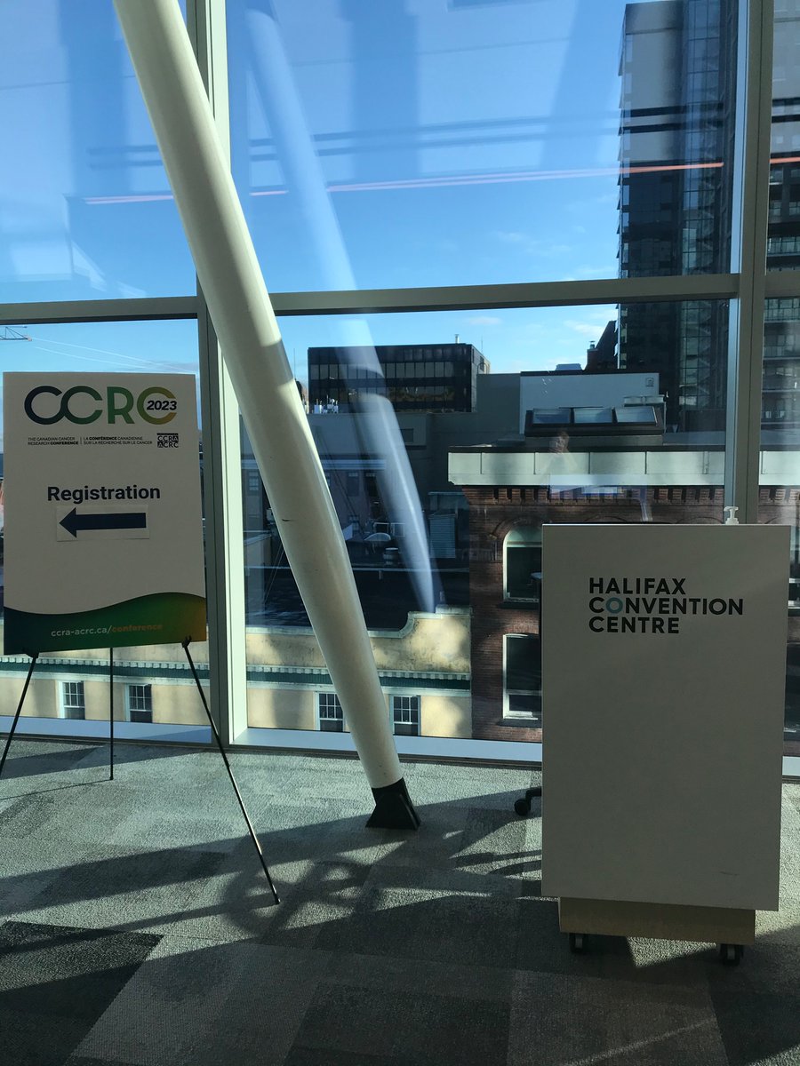 Djaziahfs's tweet photo. Here we go for the first day of the Canadian Cancer Research Conference (CCRC) 🎉 
#CCRC2023 #CCRA #RRCancer https://t.co/WfN86doDDf