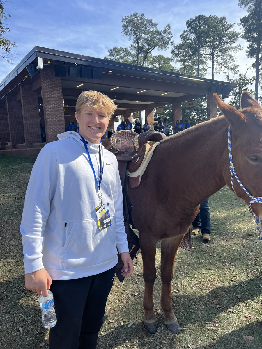 Had a great time at SAU yesterday. Thank you <a href="/CoachBradSmiley/">Brad Smiley</a> and <a href="/coachrice_4/">Andrew Rice</a> for a great Gameday experience!