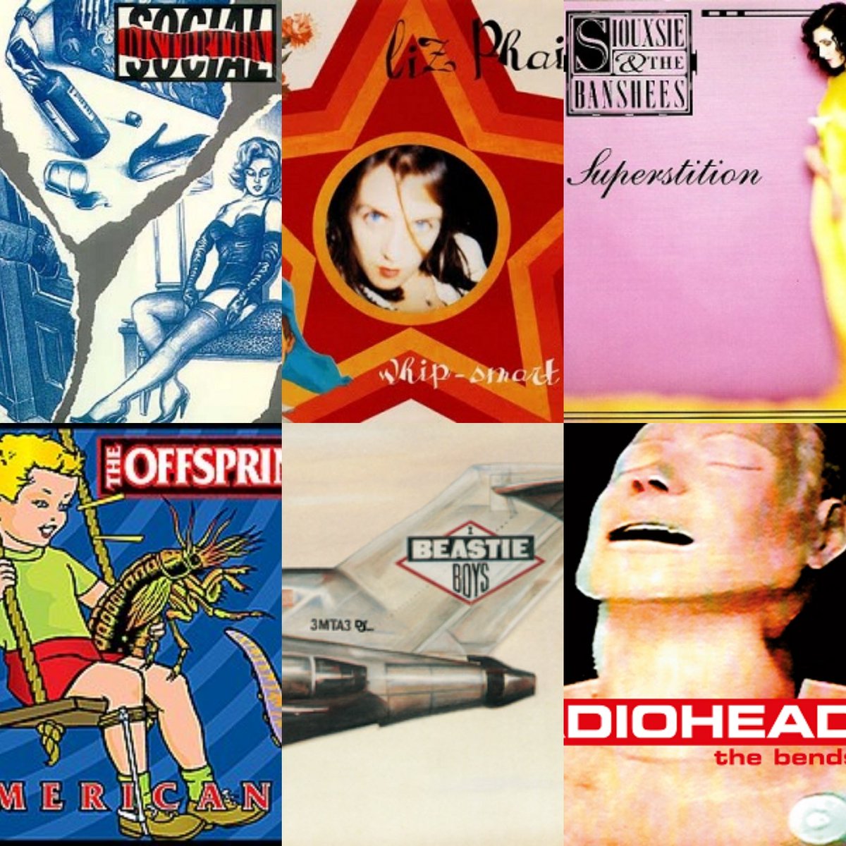 The "4 hour historical look back at everything Alternative" this AM will feature these albums + a few surprises! Stream it from
anywhere q101.com 
#HistoryOfAlternative 
(Sunday 8-Noon)
<a href="/beefillups/">Brian Phillips</a>