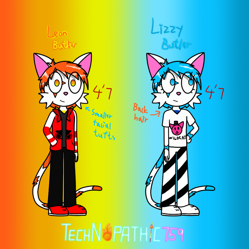 Technopathic759's tweet photo. Giving Leon more hair and smaller facial tufts(Lizzy as well, since they're twins)
#anthro #oc #ocart #fursona #characterupdate #characterdesign https://t.co/9spI2wjNZB