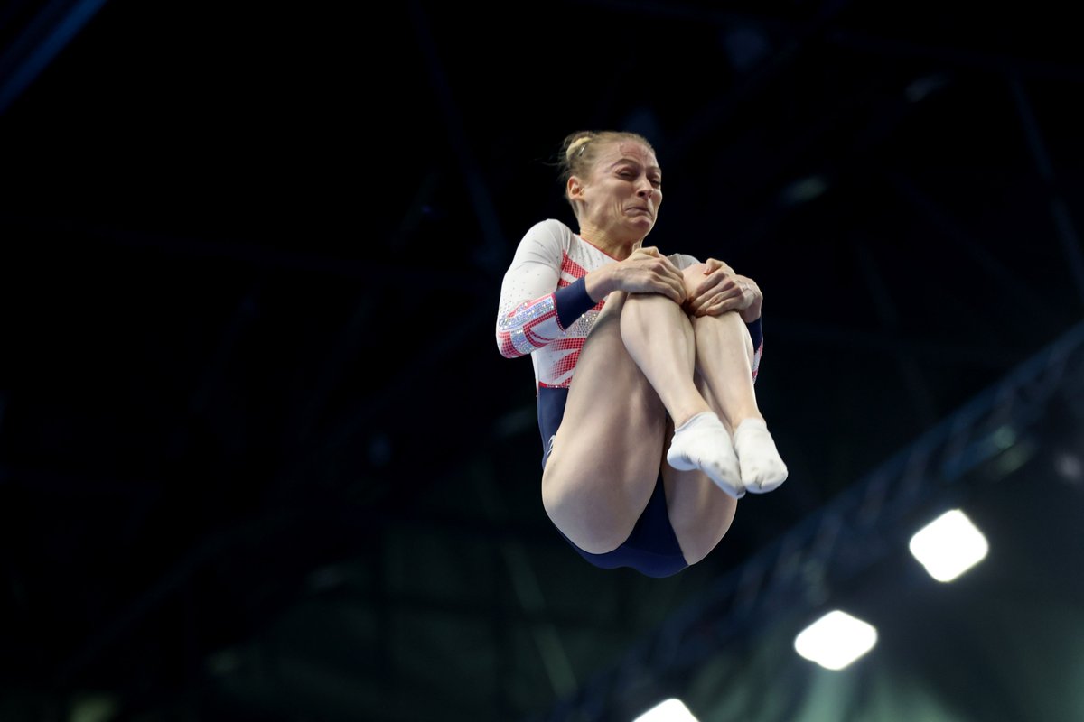 TeamGB's tweet image. An incredible achievement. An incredible gymnast.

Thirteen years after her debut at the event, Bryony Page has her fourth World Championship gold 🥇

#WTGC2023 | #TRAWorlds2023