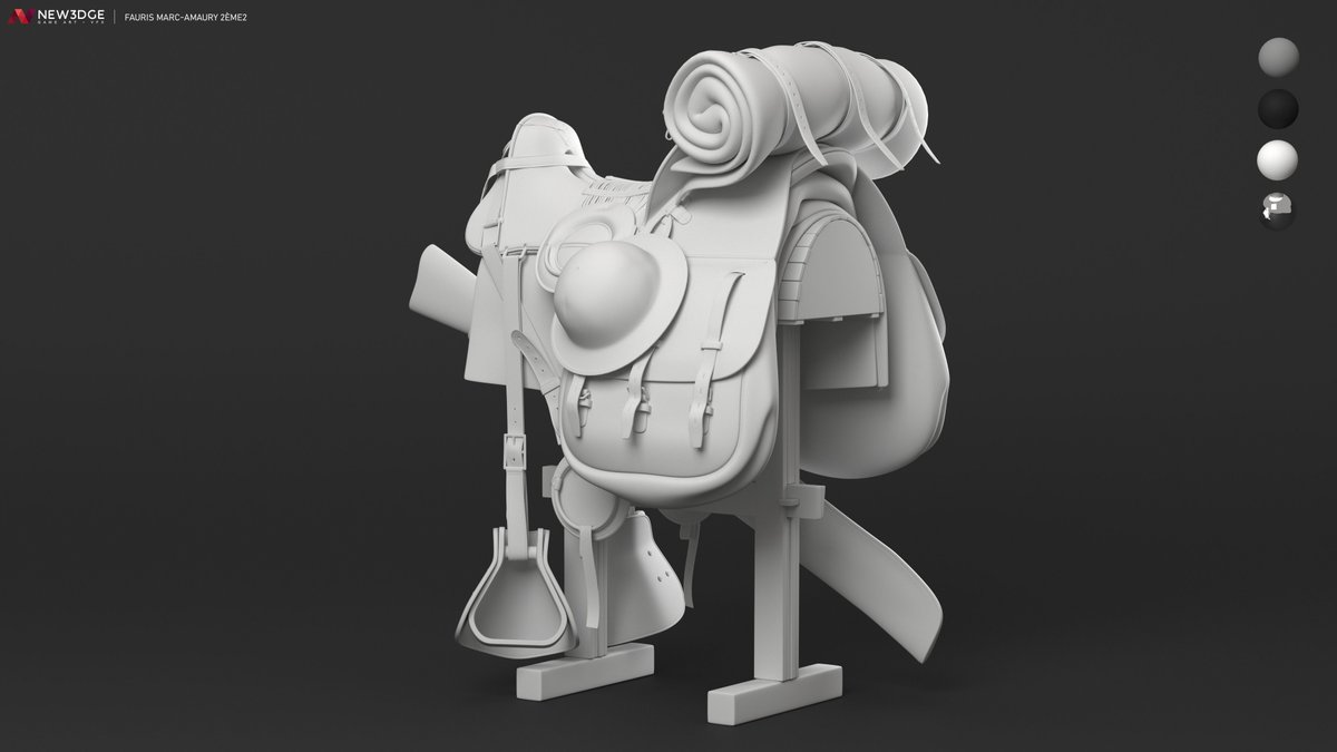 NEW3DGE's tweet photo. Great job from our second-year student, Marc-Amaury Fauris, in his Asset Production course.
Well done!
#new3dge #artschool #assetproduction #3dsmax #zbrush #substancepainter #artwork #studentwork https://t.co/QMspmCkifu