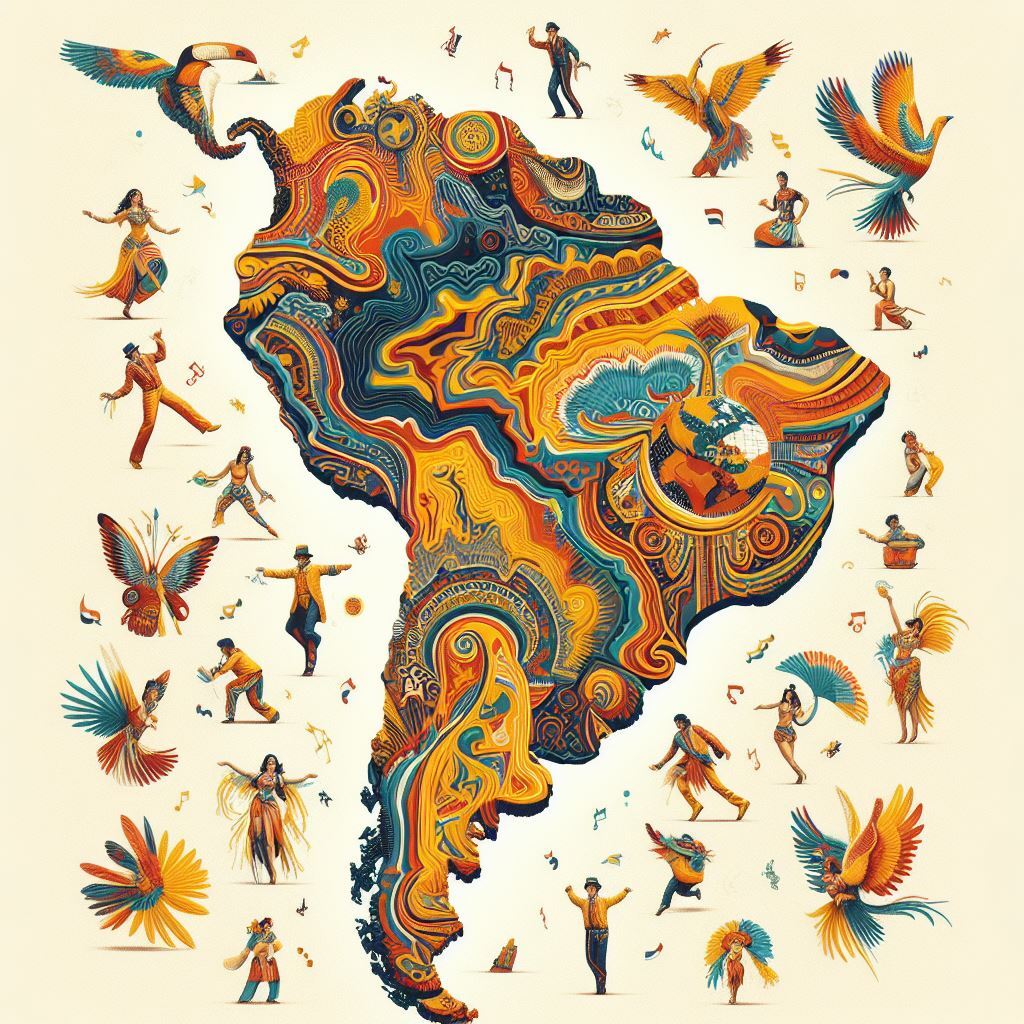 BettermapsAI's tweet photo. Day 12: South America
Dance and nature from South America
#30DayMapChallenge
Generated with AI
#Cartography #BettermapsAI https://t.co/W2XXrjjBBV