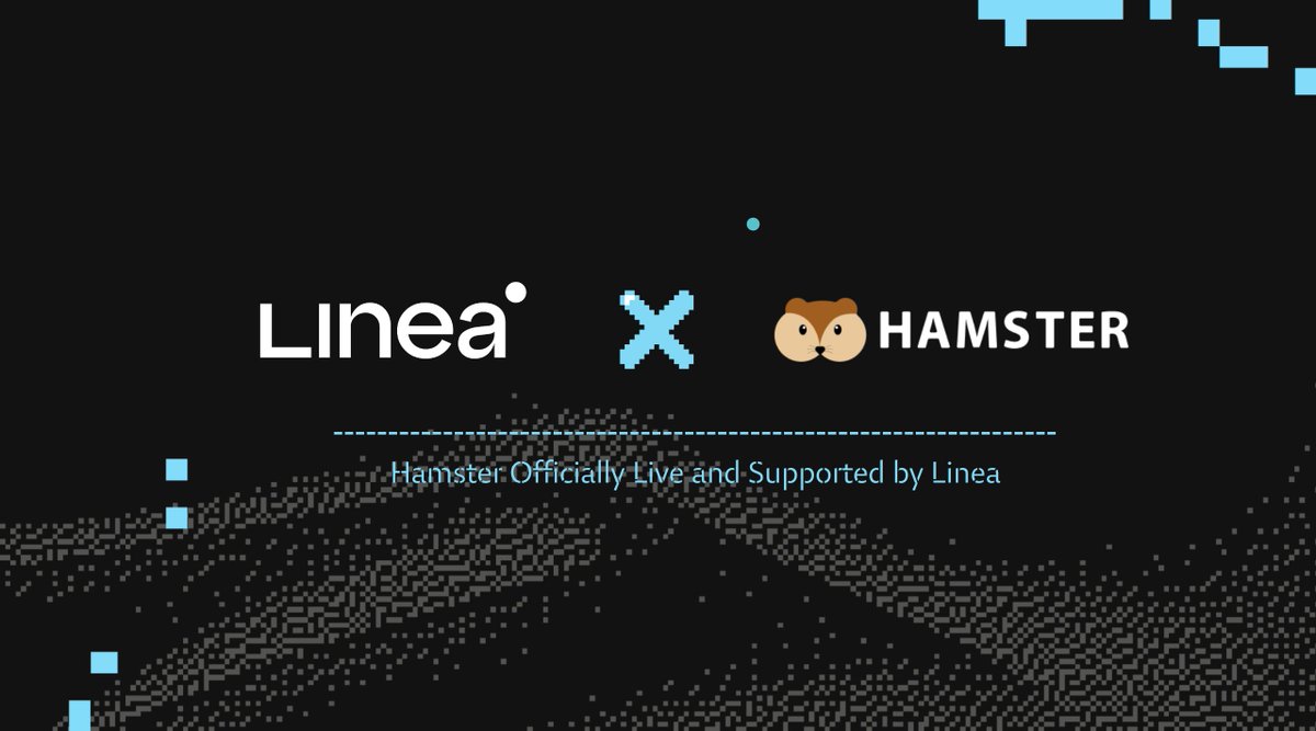 Hamsternetio's tweet photo. Announcement: Hamster has built a partnership with @LineaBuild 

Linea is an #EVM -equivalent network, scaling the #Ethereum  experience. Secured with a zero-knowledge rollup to Ethereum, built on quantum-resistant, lattice-based cryptography, powered by @Consensys . Check it⬇️ https://t.co/MSDYTnJBFI