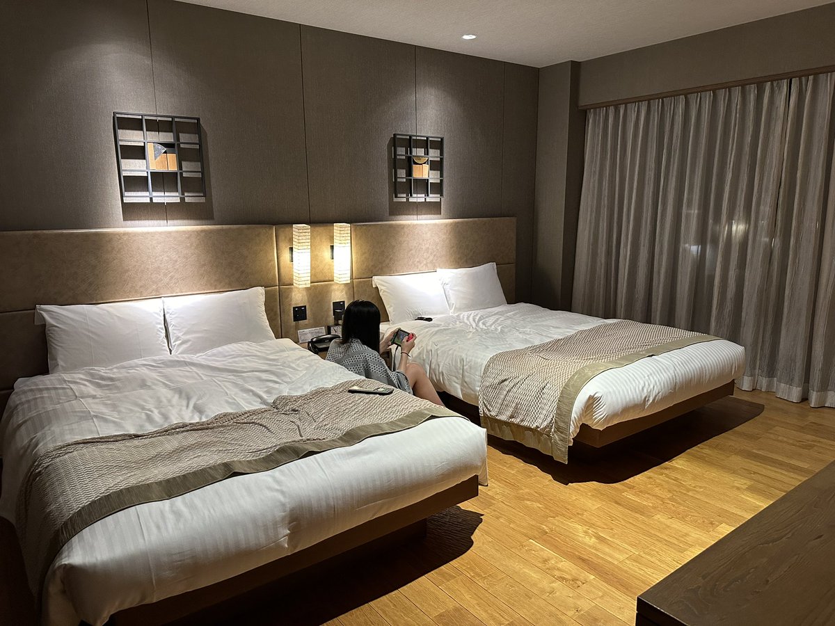 lili_0520's tweet image. 綺麗なホテル🩷
お部屋にお風呂もあって豪華😊
夜は大浴場に行ったけどね♨️

#ホテル #ホテルハーヴェスト #京都 #温泉 #露天風呂