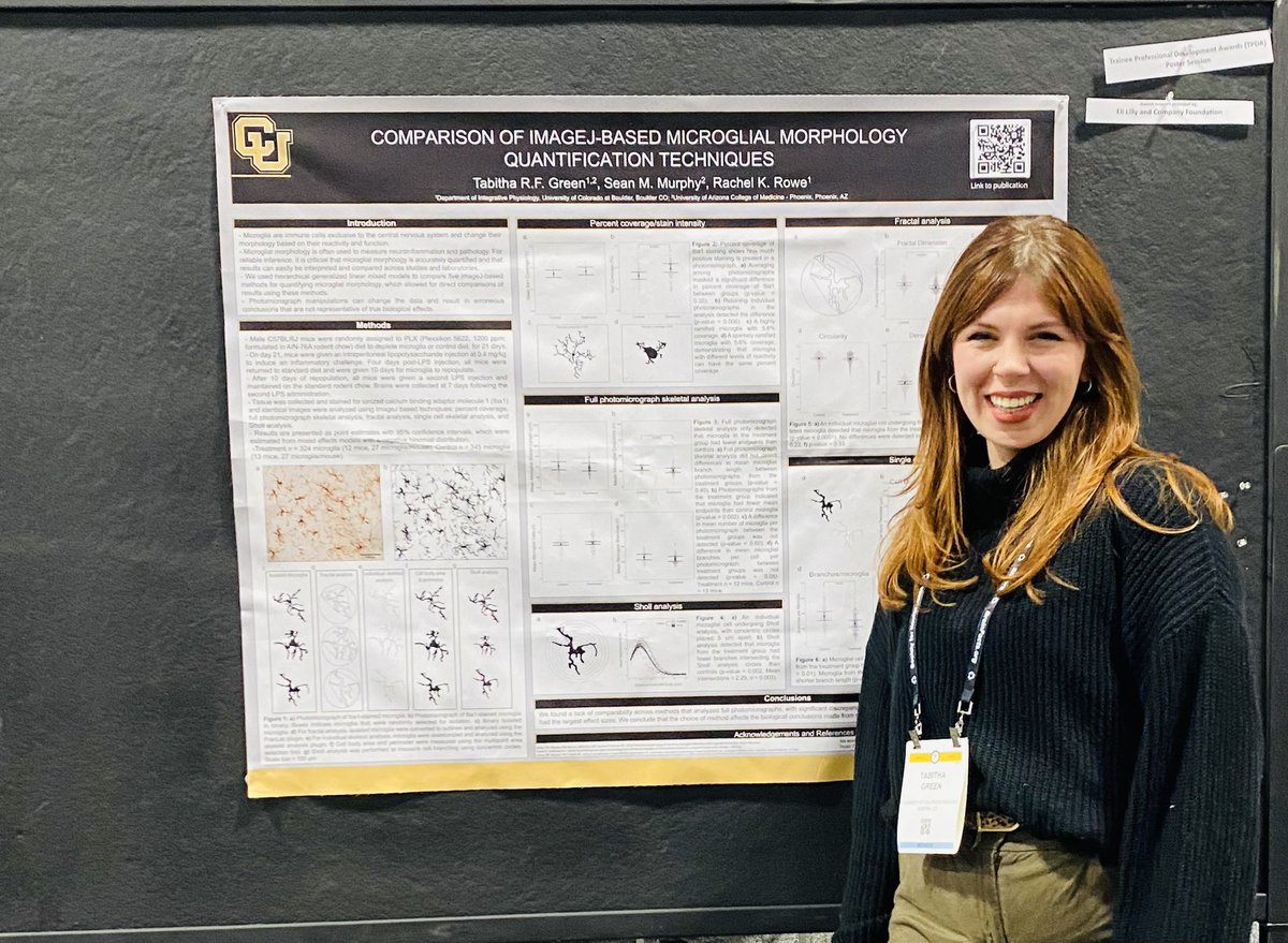 Thank you so much to <a href="/SfNtweets/">Society for Neuroscience (SfN)</a> and <a href="/EliLillyandCo/">Eli Lilly and Company</a> for awarding me a Trainee Professional Development Award at #SfN2023! 

<a href="/rachelrowephx/">Rachel Rowe</a> <a href="/Neurotrauma/">NeurotraumaSociety</a> <a href="/SfNtweets/">Society for Neuroscience (SfN)</a>