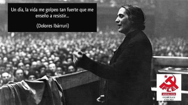pcecazorla's tweet photo. Un 12 de noviembre de 1989 nos dejaba Dolores Ibárruri, La Pasionaria. 

Ejemplo de lucha por los derechos de la clase obrera y de las mujeres. Ante el resurgir del fascismo y su odio clasista y machista volvemos a decir #NoPasarán.  #DoloresVive ✊ https://t.co/mcKPxWViQ4