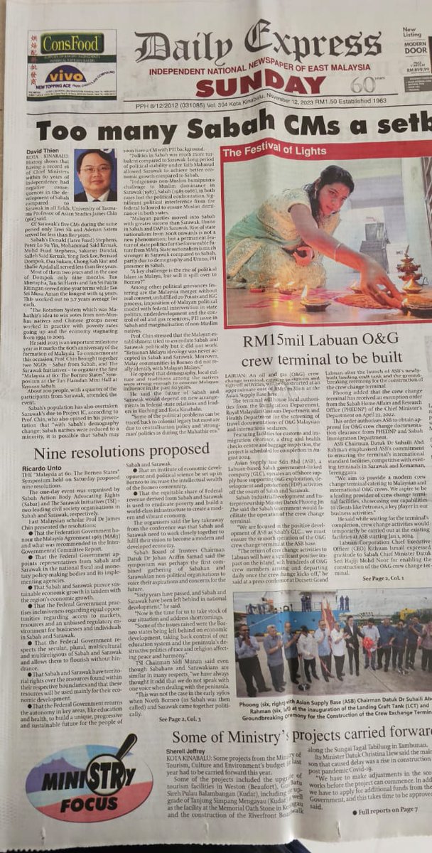 jameschin110's tweet photo. Goodness; on the front page of two newspapers. Luckily they used old photos!
#sabah #dailyexpress #borneopost https://t.co/m5WZeUGNsp