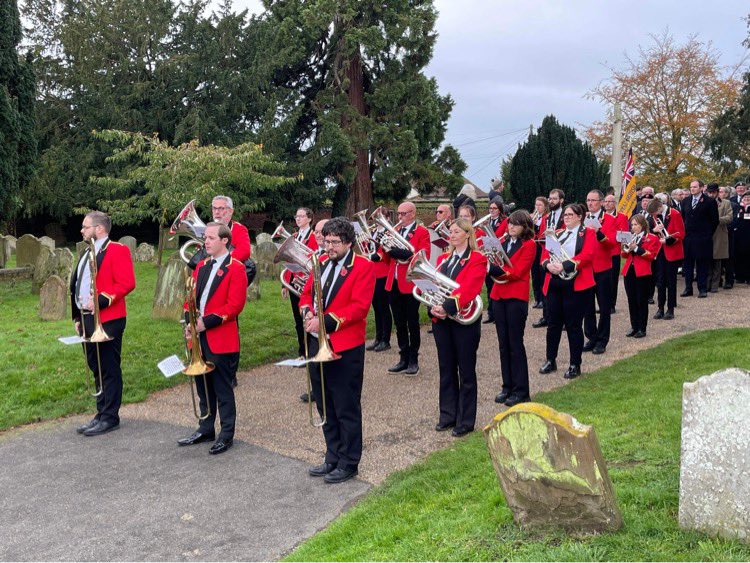 Framlingham Remembrance Parade with Woodbridge Band today. Proud to do my bit today #RememberanceDay2023