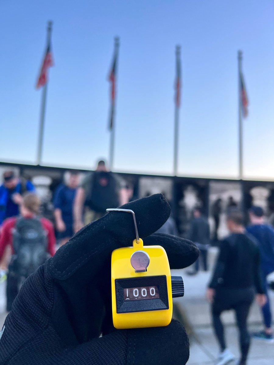 34 PAX honored our Veterans with the Chad1000x at Vets. We welcomed 2 FNGs! Great work men! - Lambeau