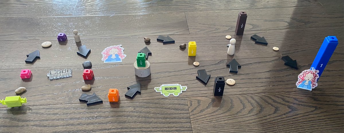MrValencia24's tweet image. Morning #MathPlay🧮 via @DiscoverGracie - We helped Gracie get to 1⃣ following a pattern of fraction towers➗🗼So many possibilities for exploration ➕ fun with this play set😊 #DiscoverGracie #CodeBreaker🦾

#STEM #steam #ElemMathChat #ITeachMath #MTBoS #Coding #CodingForKids