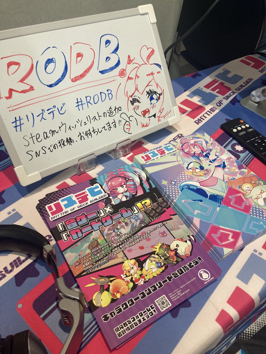 tomi_negitoro's tweet photo. #リズデビ #RODB #デジゲー博
デジゲー博、X-01abの『リズデビ』ブースにご来場していただいた皆様、ありがとうございました!
イラストを褒めてくださる方が多く、担当した身としてとても嬉しかったです〜!まだまだ開発は続いていくので、今後ともリズデビをよろしくお願いします🙇♀️ https://t.co/ldh5tUbrbh