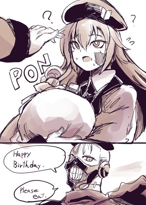 十六夜 禍さん(@sei315mrsyh)誕生日おめでとー!!!(聞いてから書き始めたおろかもの)

なんでこんな奴から渡されるのかわからない顔をさせておいたよ。多分ろくでもない理由だ。 