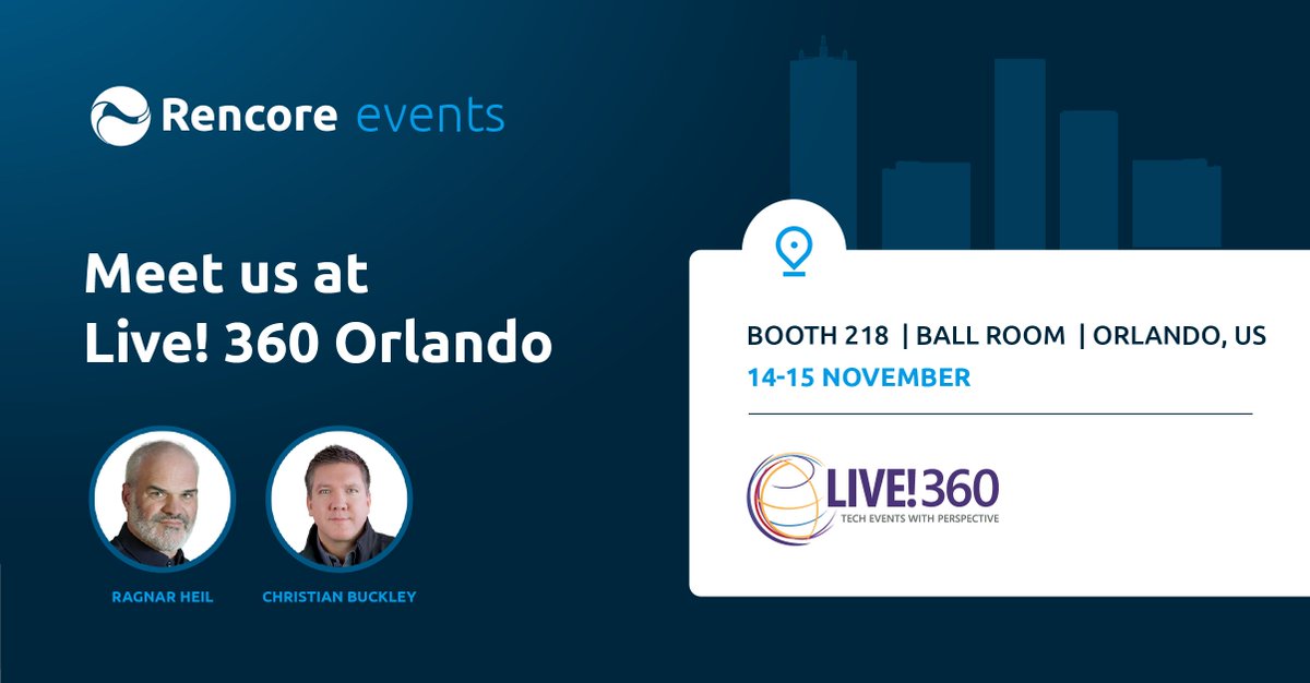 Rencore's tweet photo. Exciting news! 🚀 
Rencore is thrilled to be part of Live! 360 in Orlando. Come meet us at Booth 218 in the Ball Room on Nov 14-15, 2023. Let's dive into all things Microsoft with our experts Ragnar Heil and Christian Buckley. ✨
See you there! 👋

#Live360 #Microsoft365 #Rencore https://t.co/IepQUFEQ48