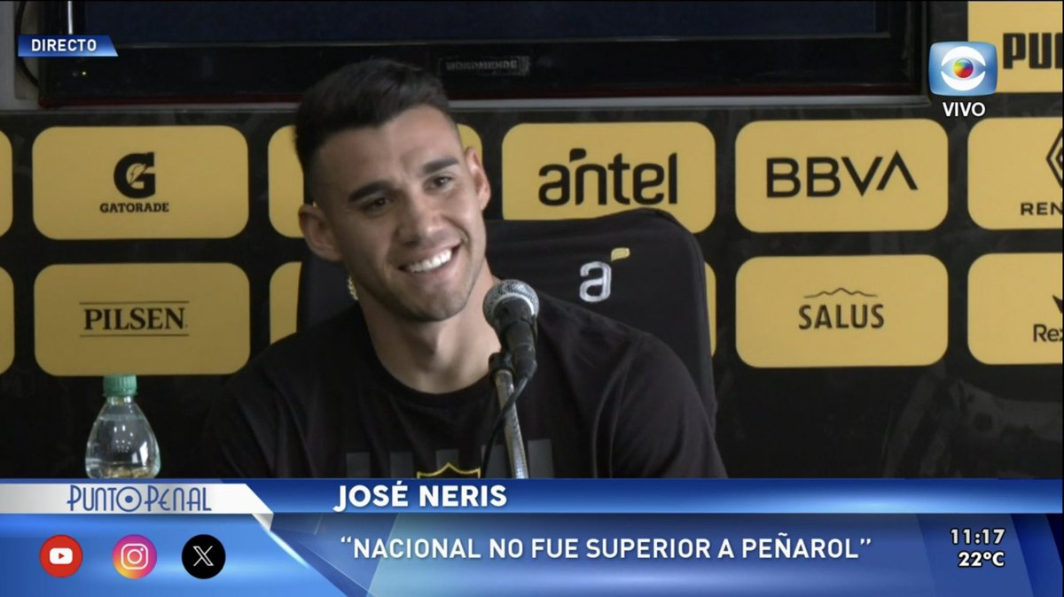 “En su cancha y con toda su gente a favor no nos pudieron ganar. El festejo fue un desahogo”

📺 José Neris en #PuntoPenalEnEl10