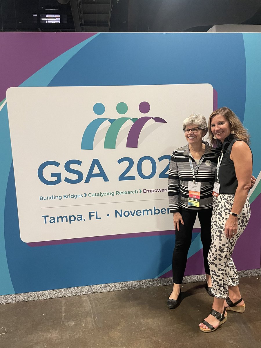 Found my <a href="/uofunursing/">U of Utah Nursing</a> people from my PhD student days! <a href="/geronsociety/">Gerontological Society of America (GSA)</a> #gsa2024 <a href="/jackieaton/">Jackie Eaton</a> Kathie Supiano