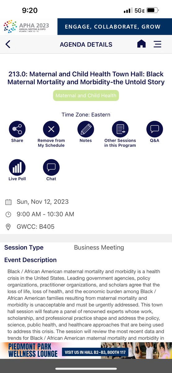 The MCH townhall exploring the untold stories of Black Maternal Mortality and Morbidity. Come join us!