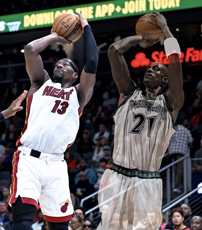 It’s been scary hours lately 👀

Year 7

Bam:                      KG:
23.1 PPG              21.2 PPG
10.4 RPG             12.1 RPG
3.5 APG                5.2 APG
1.0 SPG                 1.2 SPG
1.6 BPG                 1.6BPG

53/50/80%         47/32/80%