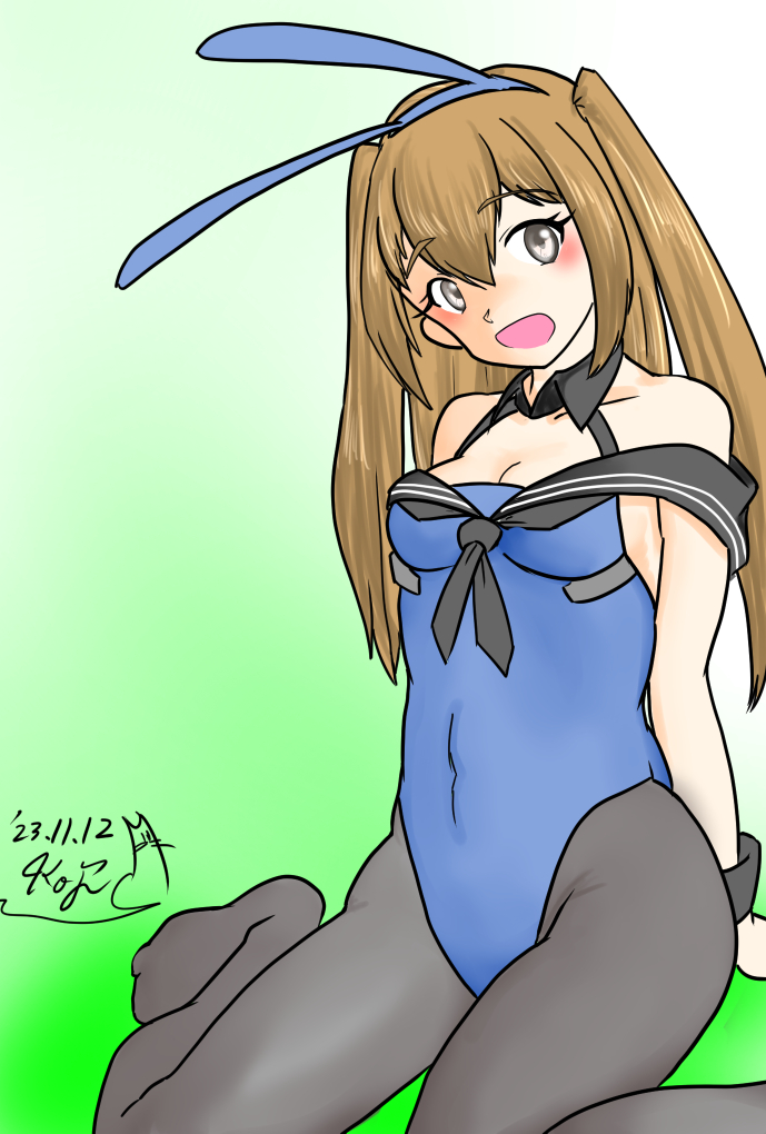 hbkoji's tweet photo. #艦これ版深夜の真剣お絵描き60分一本勝負 #艦これ版真剣お絵描き60分一本勝負_20231112
#ジョンストン　
先制で爆雷投げてくれるので、潜水艦相手には、とても頼りになります。 https://t.co/cJ6C08yVc8