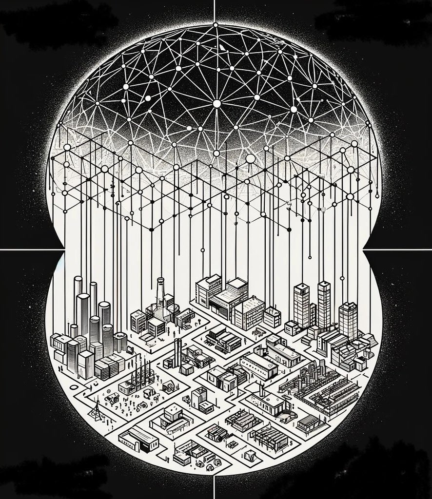 cosmolocal - the symbiotic interplay between the global and local