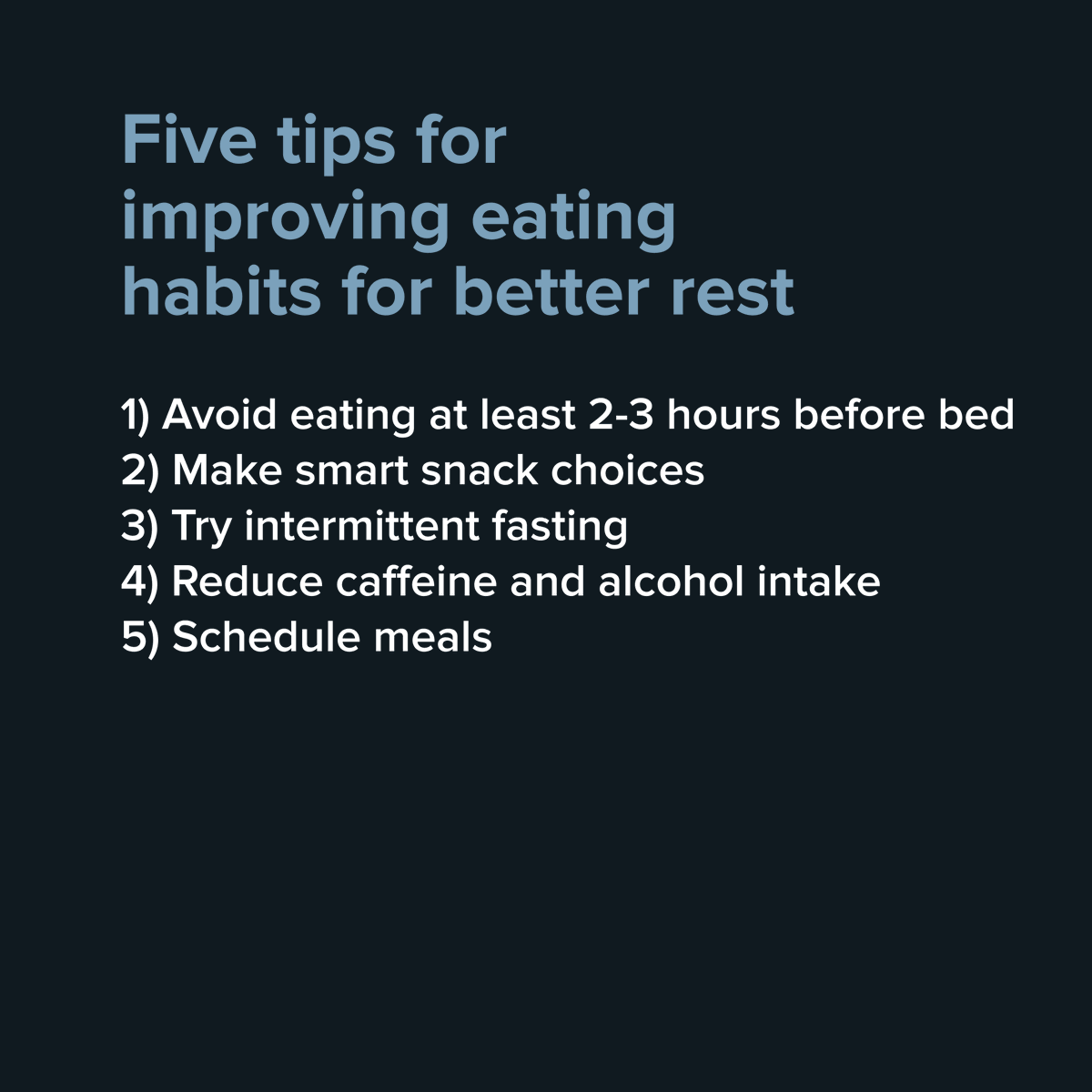 WHOOP's tweet image. Let&apos;s unlock the truth about late-night meals. 🔓🛌

We crunched the numbers and WHOOP data supports a connection between bedtime snacking and disrupted sleep. That&apos;s why we&apos;re here with 5 tips to optimize your zzz&apos;s game! 😴💤

 #WHOOP #SleepingTips #LateMeals