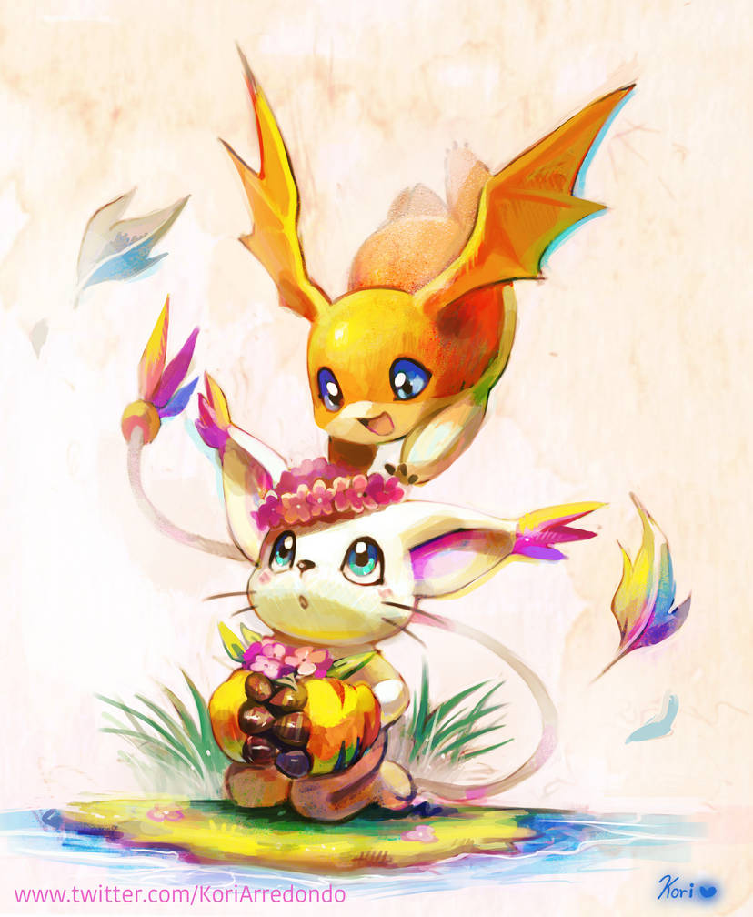 koriArredondo's tweet photo. Flower crown

#digimon #tailmon #patamon #gatomon https://t.co/e924IWSg2i