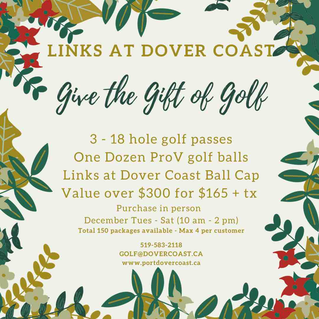It’s back baby and so will you #giftofgolf #linksatdovercoast #linksgiftpacks #savefortheholidays #bestgiftever