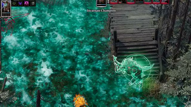 MorphoMonarchy's tweet photo. @DvaWorkshop If you don't care for it staying as "ground" you could take it in more of a "spacey" direction which the dream blocks in celeste and death fog in divinity 2 are a good reference for. You just need to sample a "space" texture depending on the camera position and add color FX https://t.co/q74i2XLjSO