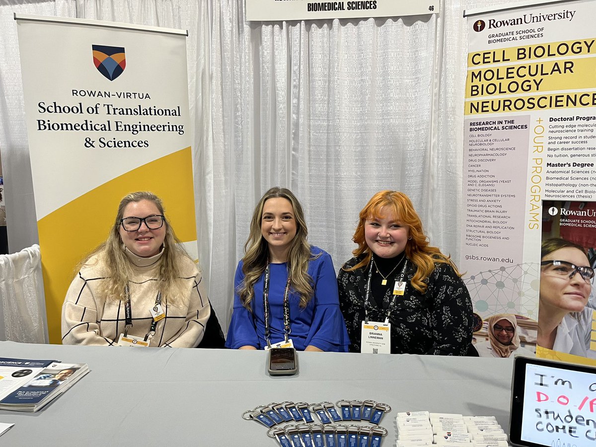 Rowan Behavioral Neuroscience (@behavioralrowan) on Twitter photo Come visit us and talk to our students at the SfN Graduate Student Fair, booth 46! <a href="/SfNtweets/">Society for Neuroscience (SfN)</a> Come visit us and talk to our students at the SfN Graduate Student Fair, booth 46! <a href="/SfNtweets/">Society for Neuroscience (SfN)</a>