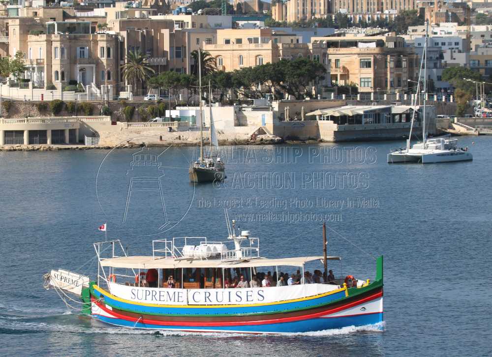 #SupremeCruises #Wooden #PassengerBoat #BEN #leaving #MarsamxettHarbour, Malta - 09.11.2022  - maltashipphotos.com - NO PHOTOS can be used or manipulated without our permission