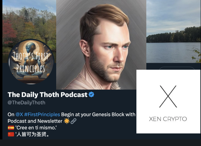 TheDailyThoth's tweet photo. Did you know? #XEN is immutable, trustless, and belongs to the people. With open-source code secured by the Blockchain, XEN is changing the narrative of control in the crypto space. #XENBlockchain #Decentralization
mint $Xen https://t.co/iBsHaNxkWZ