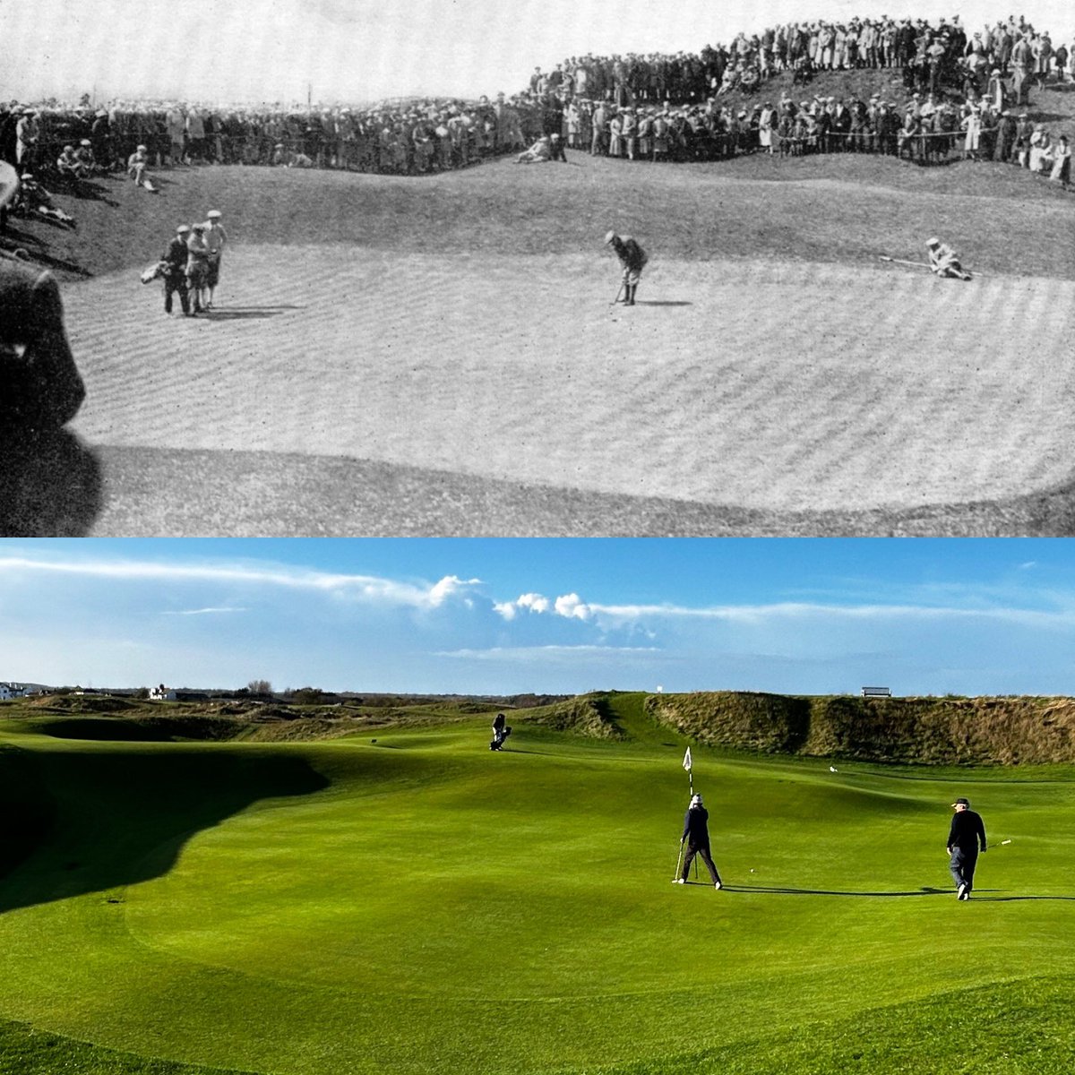 Sam Smitherman PGA (@s_smithermanpga) on Twitter photo Then vs Now. The unmistakable green complex of the 3rd hole at <a href="/RCPgolfclub/">Royal Cinque Ports Golf Club</a> these images are 100 years apart. ❤️ ⛳️ Then vs Now. The unmistakable green complex of the 3rd hole at <a href="/RCPgolfclub/">Royal Cinque Ports Golf Club</a> these images are 100 years apart. ❤️ ⛳️