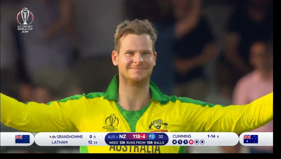 In 2019 WC, Smith also took a wicket! #NEDvsIND