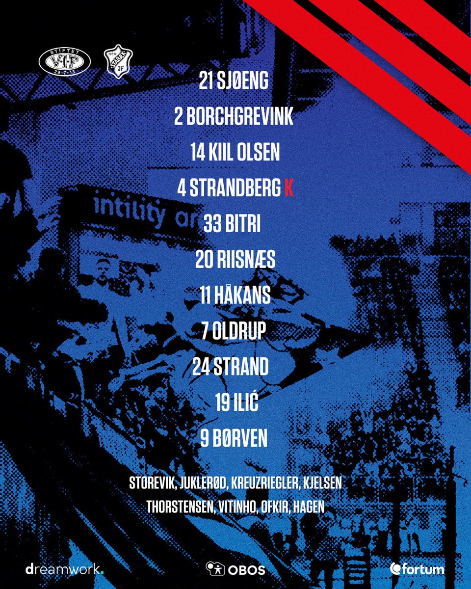 ValerengaOslo's tweet photo. 𝐊𝐯𝐞𝐥𝐝𝐞𝐧𝐬 𝐤𝐨𝐧𝐠𝐞𝐛𝐥å..💙❤️

👋🏼 Børven og Håkans tilbake på laget
🟨 Bjørdal soner for fire gule 
🔥 Mot utsolgte hjemmetribuner 

𝐊𝐨𝐦 𝐢𝐠𝐣𝐞𝐧, 𝐕å𝐥'𝐞𝐧𝐠𝐚 💪🏼 https://t.co/dGg7hs3HE6