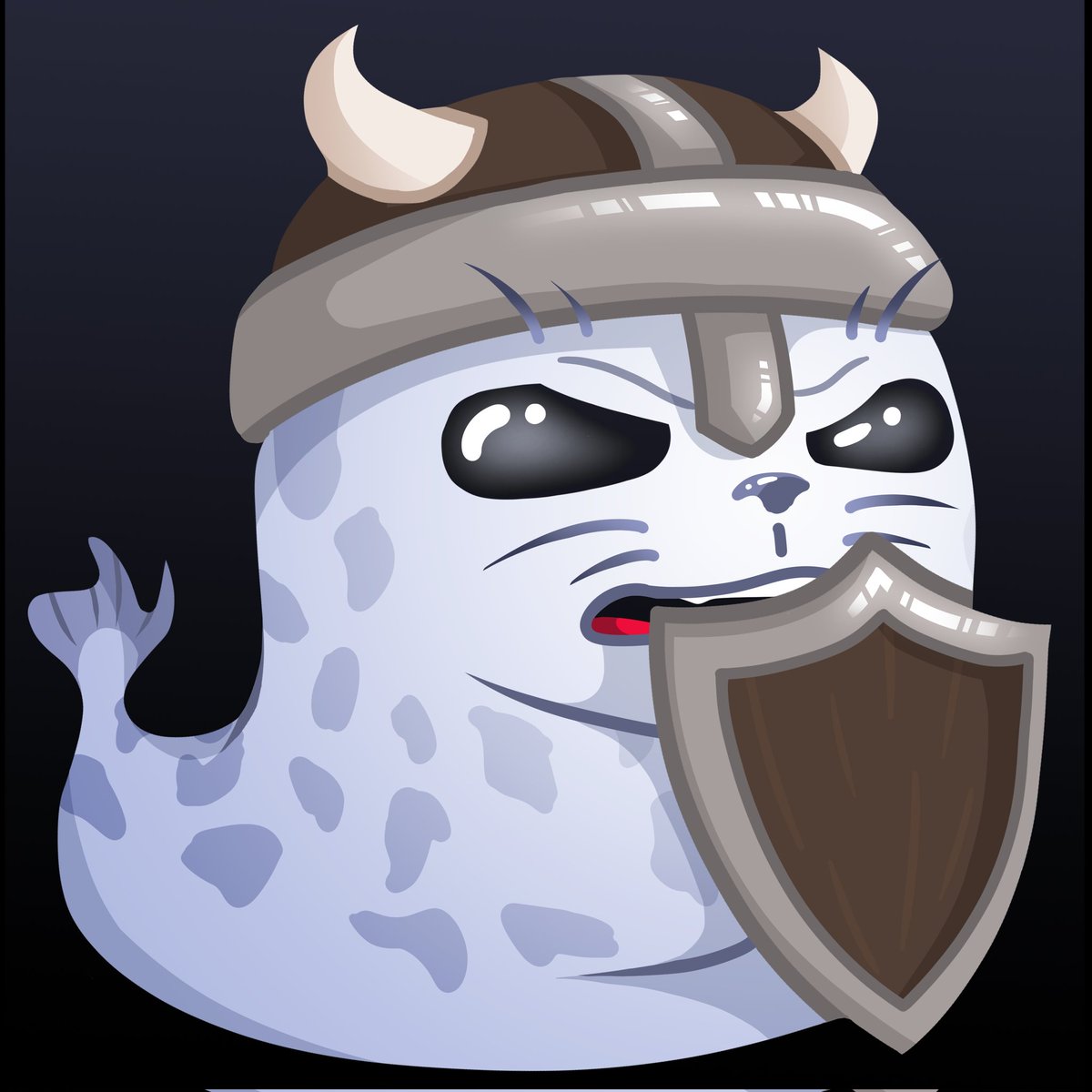 iShieldMaiden_'s tweet photo. Guys guys guys guys guys

@oddmb_ made me new emotes :) 

Official mascot, SealMaiden. 

Come to stream at 11 AM EST to find out why lmao 💜 https://t.co/5BmGooIiKe