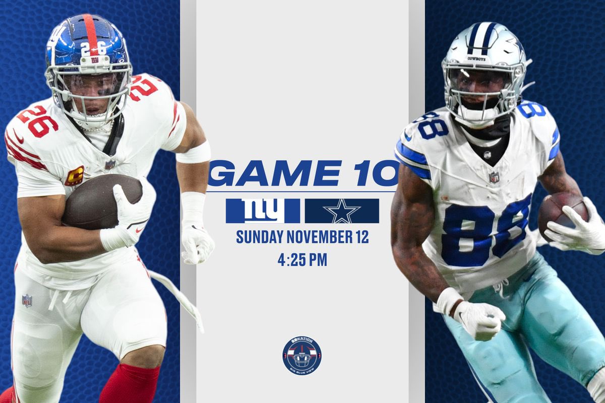 Good morning Giants fans!!

The Giants either pull off a monumental upset today or keep the race for the #1 pick alive.

Either way it’s Giants-Cowboys. Drop your thoughts on the game in the comments!

#NYGiants 
#TommysTakes