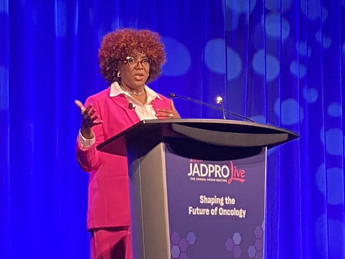 Listening to Dr. Veronica Brady ⁦<a href="/JADPRO/">JADPRO</a>⁩ Live talk about crossroads of cancer and endocrine toxicity
