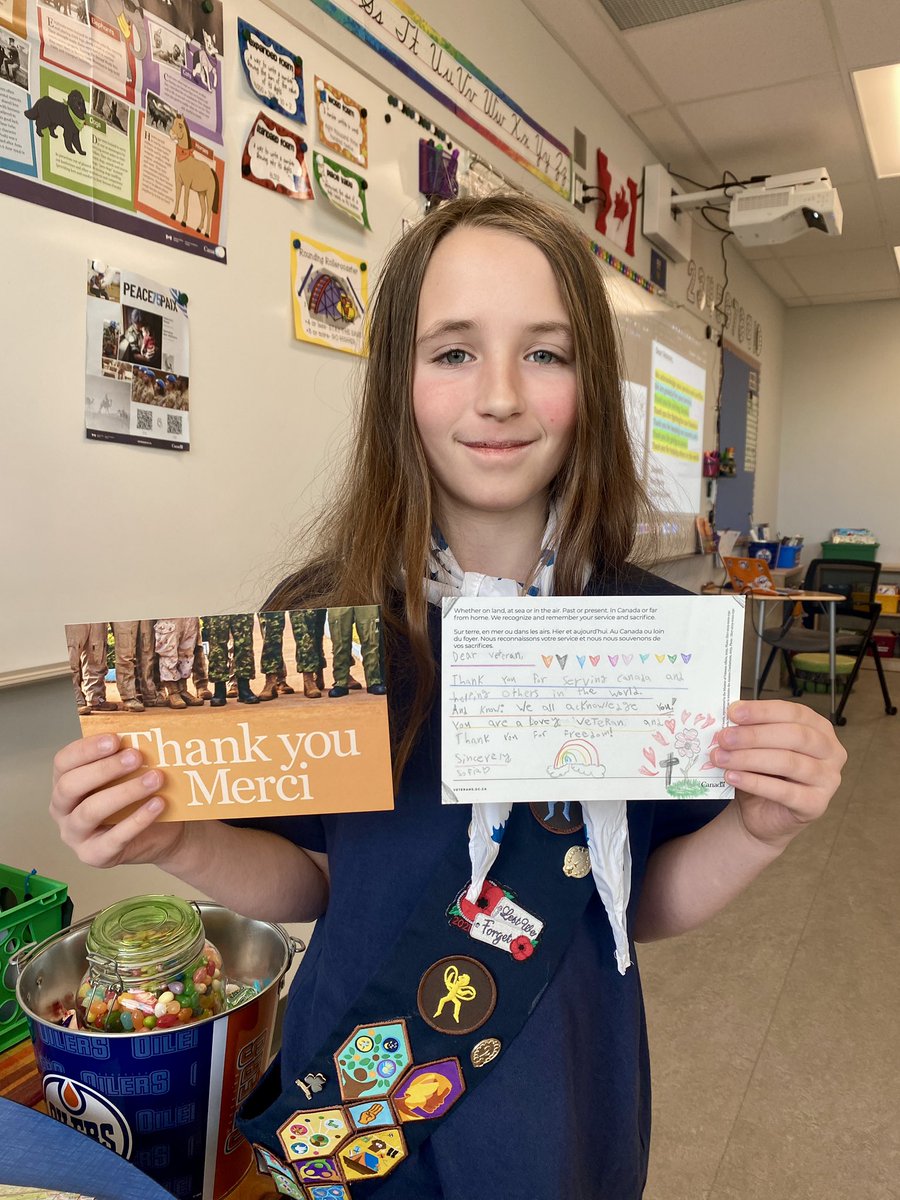 MrRussClass's tweet image. We were so grateful to meet 2 members of the @RoyalCanNavy and  #HMCSCalgary during #NorthcottPrairieSchool #Remembrance2023 Service. 

Thank you for your service! 

#RVSed