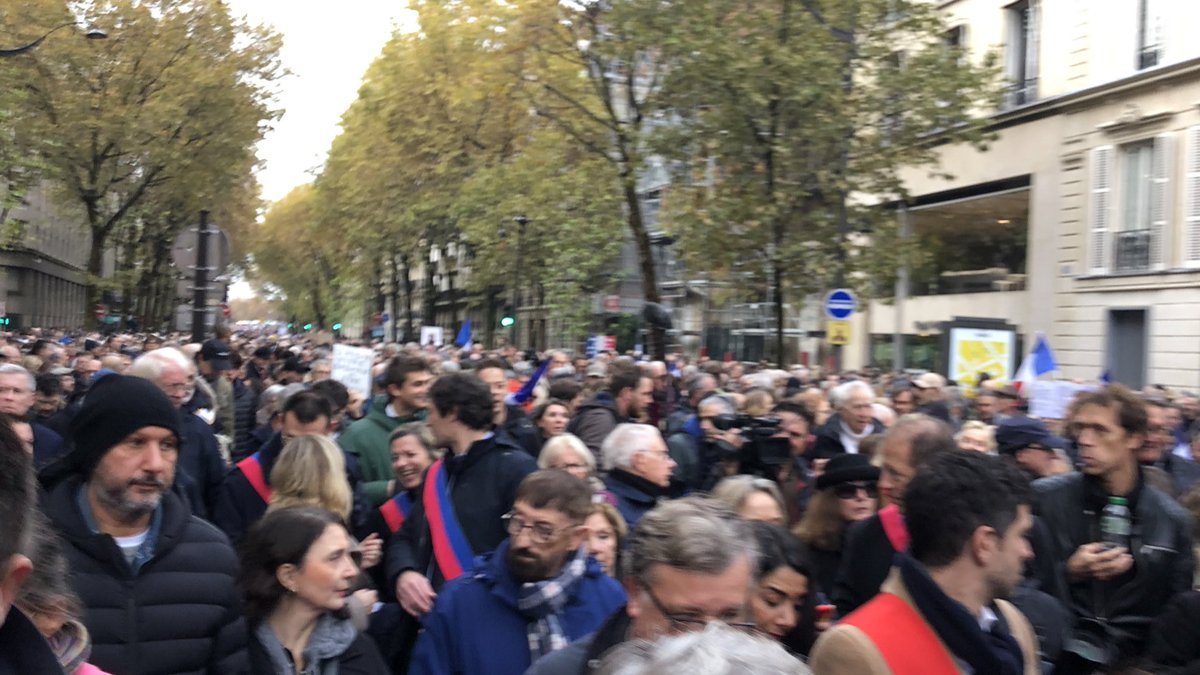 Pour la République et contre l’antisémitisme #marchons #Marchecontrelantisemitisme #paris