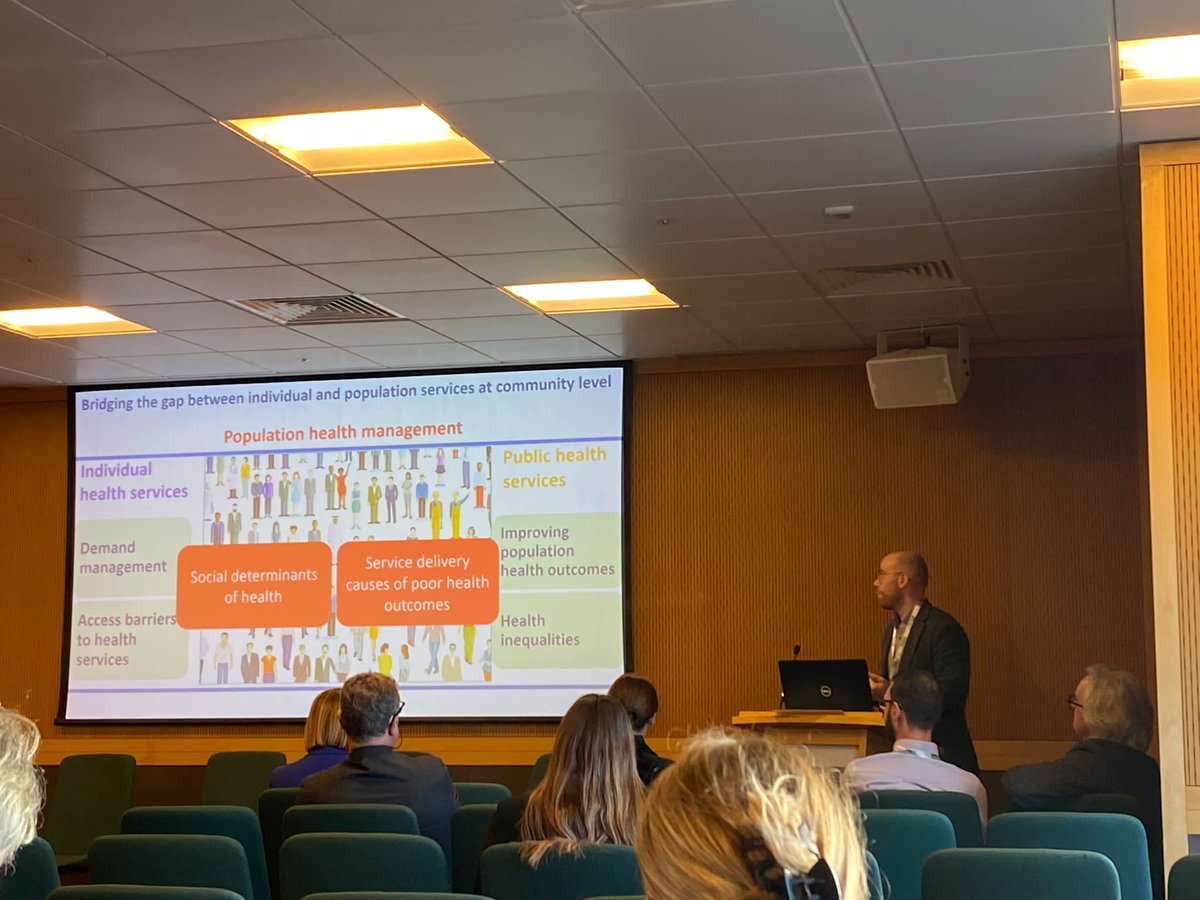 Delighted with the opportunity to organize a workshop, with a great line-up, on the WHO European Centre for #PHC work on Population Health Management at #EPH2023. PHM entails a pragmatic approach to bridge the gap between public health and primary care services at community level
