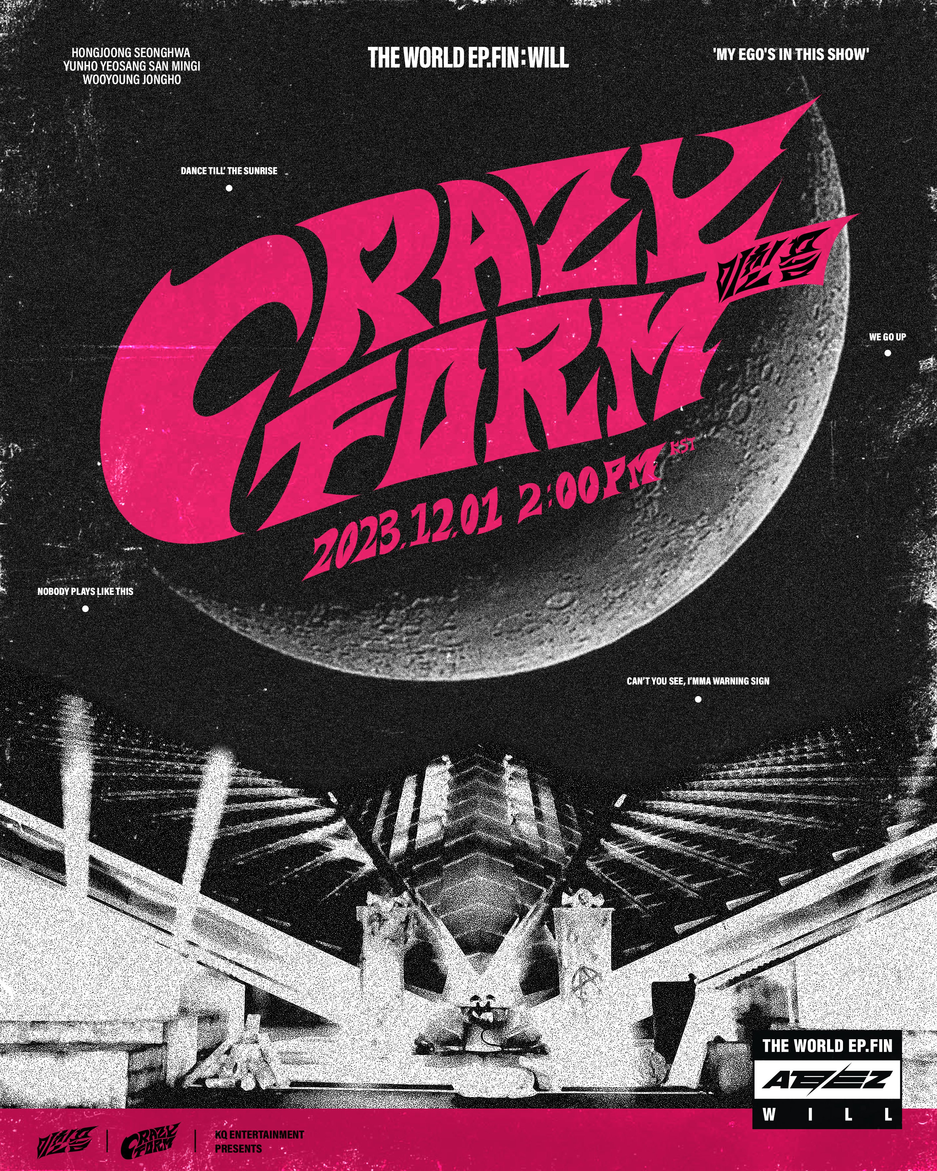 ATEEZ [official] Crazy Form Platform Photocard Ep.fin : Will