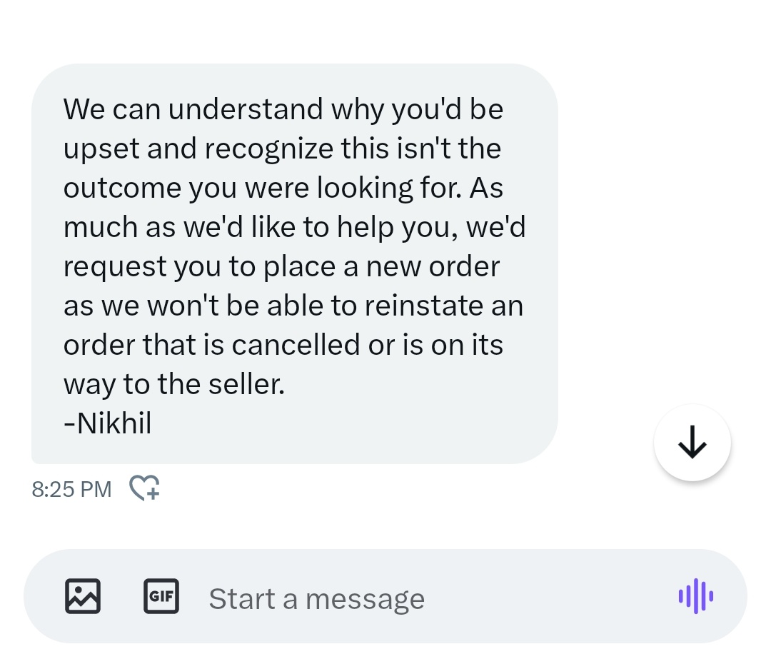 AquibNawaz11's tweet image. @amazon 
@amazonIN 
Amazon can you please tell me why I have to order again when I have not cancelled my order. Instead of giving the cancellation reason you all are saying to re order it
You have sense or not??
The surprise which ai was planned does it come back
#AmazonUseless