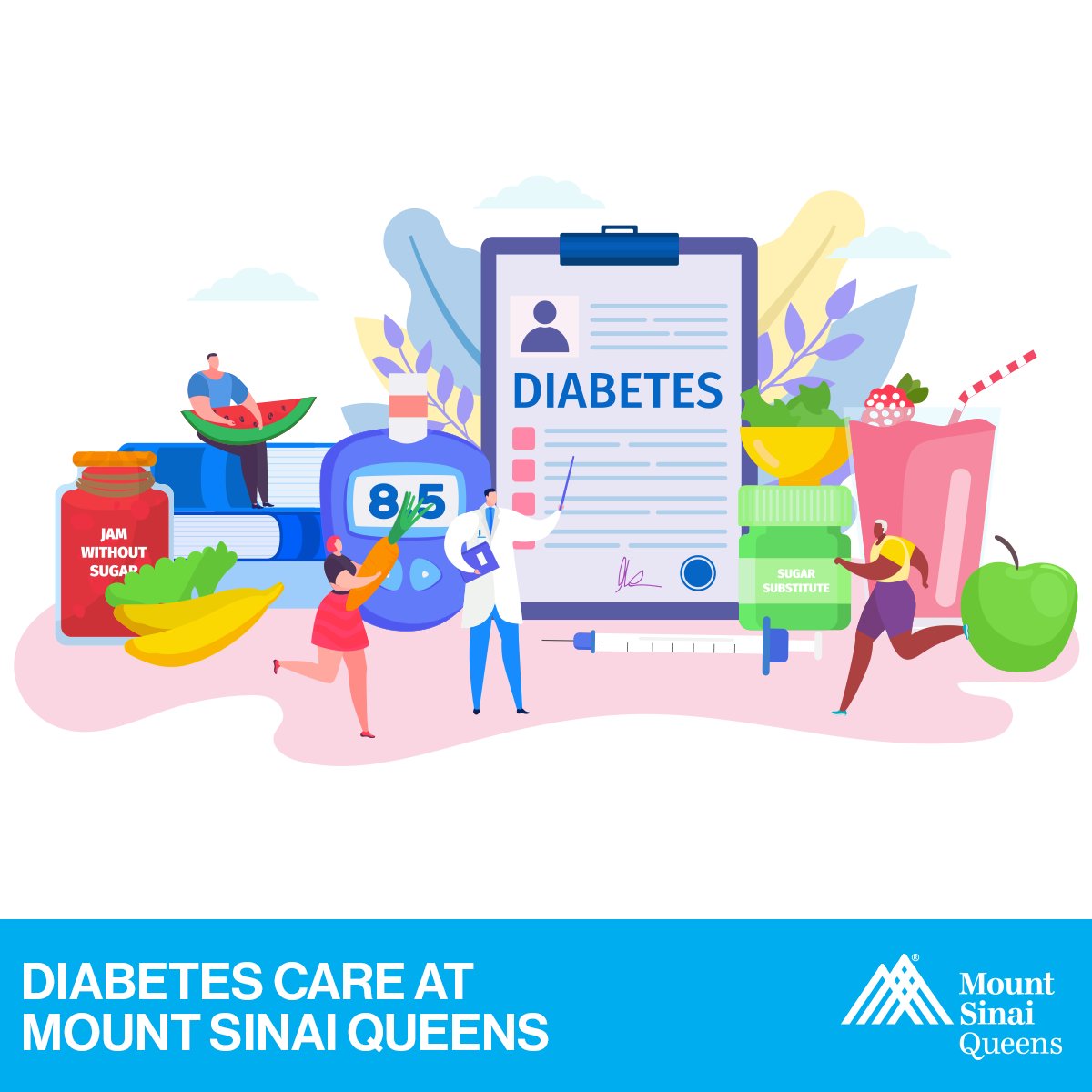 To effectively manage #diabetes, you may need both medical and lifestyle interventions. That’s why we offer on-site diabetes nutrition counseling to teach you and your family how to use insulin & work together to create an individualized treatment program. bit.ly/3DPYmLH