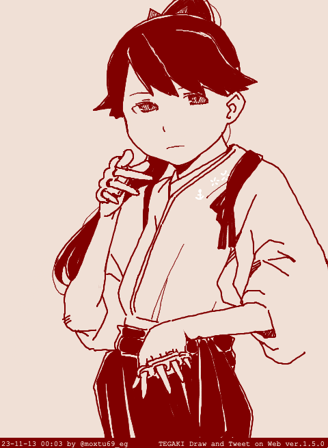 メリケン鳳翔さん #tegaki_dt 