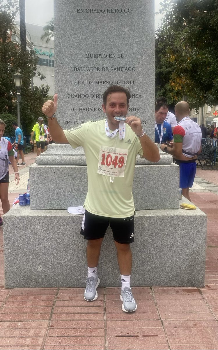 XXXIV Media Maratón Elvas 🇵🇹 - Badajoz 🇪🇸 

En mi ciudad, con mi gente… gracias ❤️

1 hora 44 min 🏃🏽