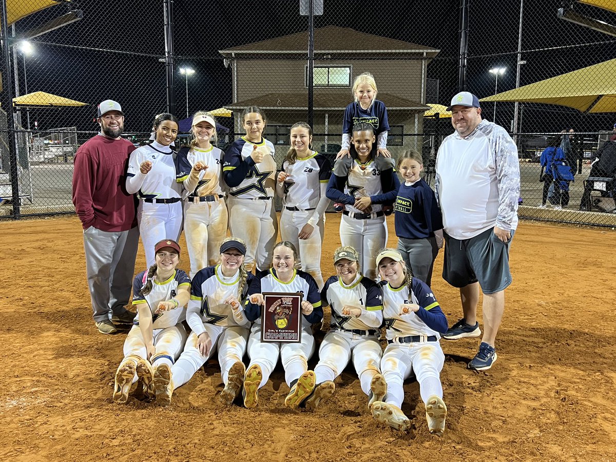 SC Impact ‘24/‘25 (@16_showcase) on Twitter photo Our SC Impact team took down the title in the DC Fastpitch Turkey Trot yesterday in cold and rainy weather. Finishing the day 4-0 and a big thanks to <a href="/MaliyahC2026/">Maliyah Campbell</a> for coming out and helping the ladies. Everyone contributed and made some key plays to get the job done!!! Our SC Impact team took down the title in the DC Fastpitch Turkey Trot yesterday in cold and rainy weather. Finishing the day 4-0 and a big thanks to <a href="/MaliyahC2026/">Maliyah Campbell</a> for coming out and helping the ladies. Everyone contributed and made some key plays to get the job done!!!